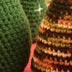 crocheted christmas trees